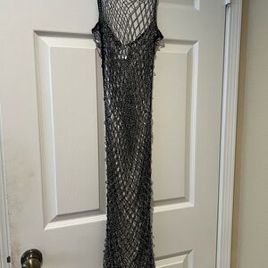 Zara Black Mesh Dress